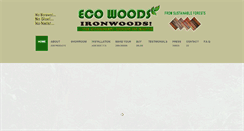 Desktop Screenshot of ecowoodscalifornia.com